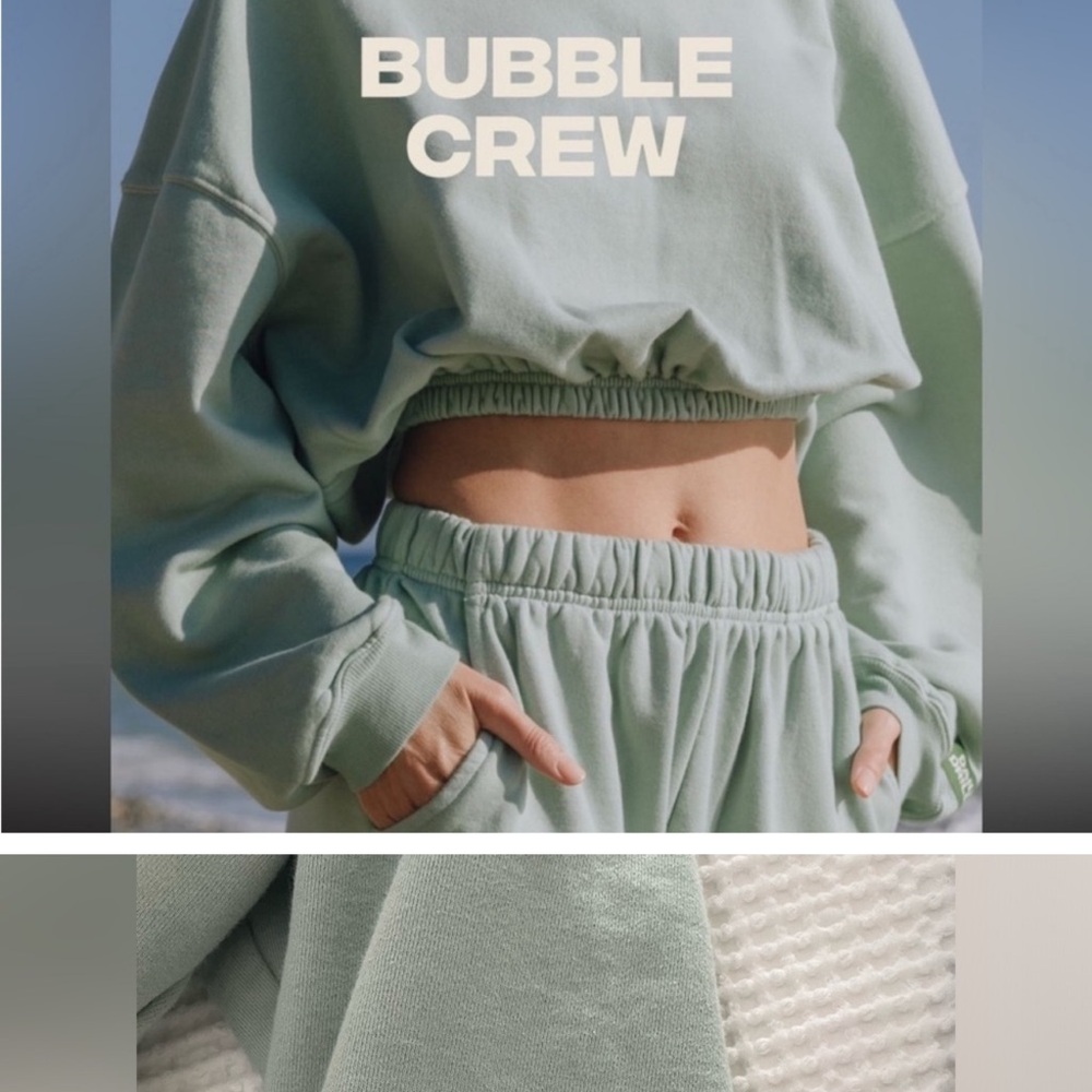 SET Bubble Crew Mint Green Sweatshirt and Joggers Set